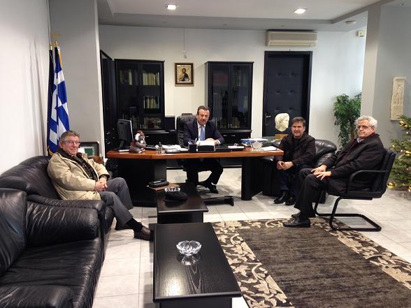 Επίσκεψη του Δ.Σ. της Λαογραφικής Εταιρείας Γιαννιτσών «Ο ΦΙΛΙΠΠΟΣ» στον Αντιπεριφερειάρχη Πέλλας